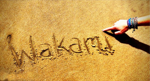 Wakami on the Beach