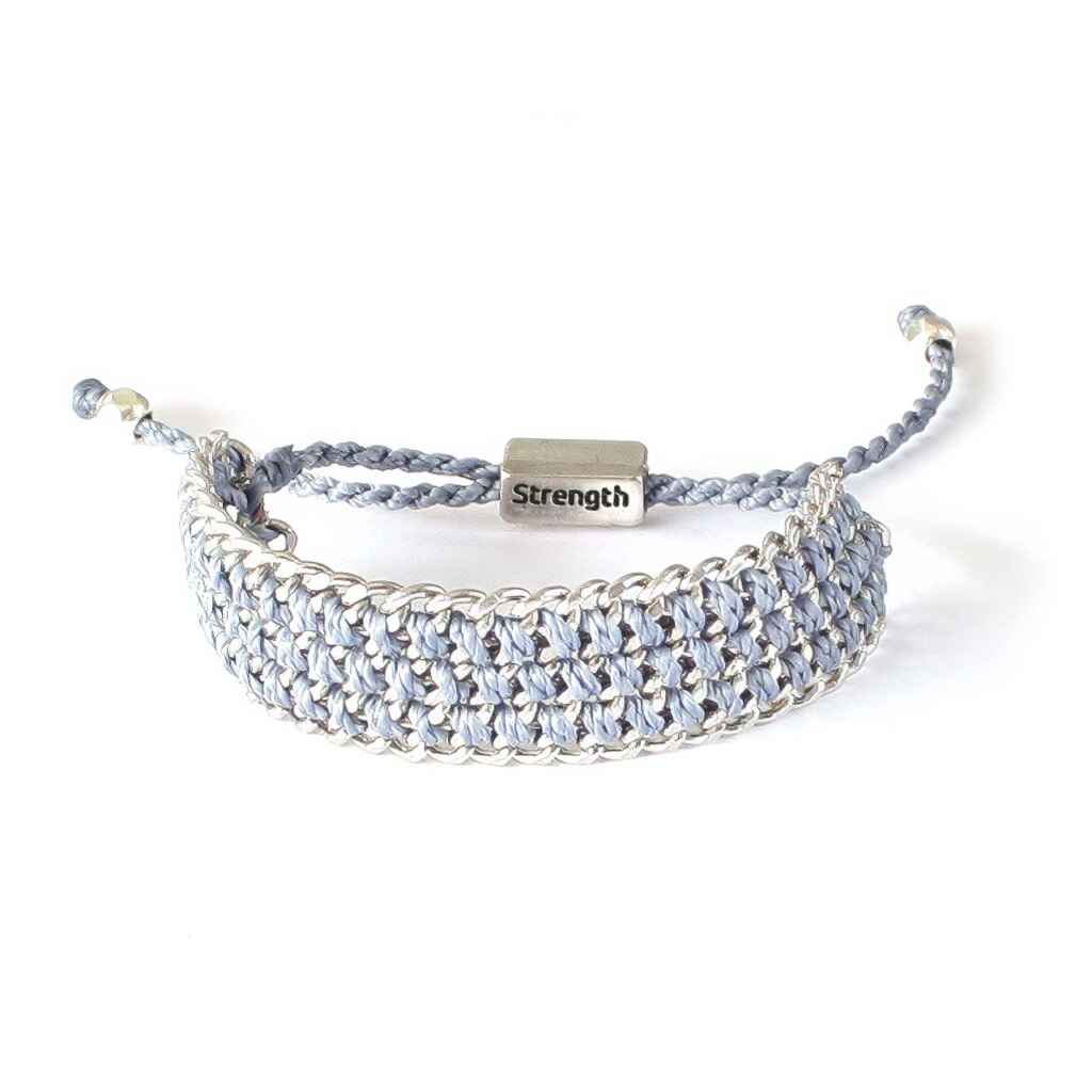 armband, blå, Fair Trade, P.S., silver, smycke, Wakami