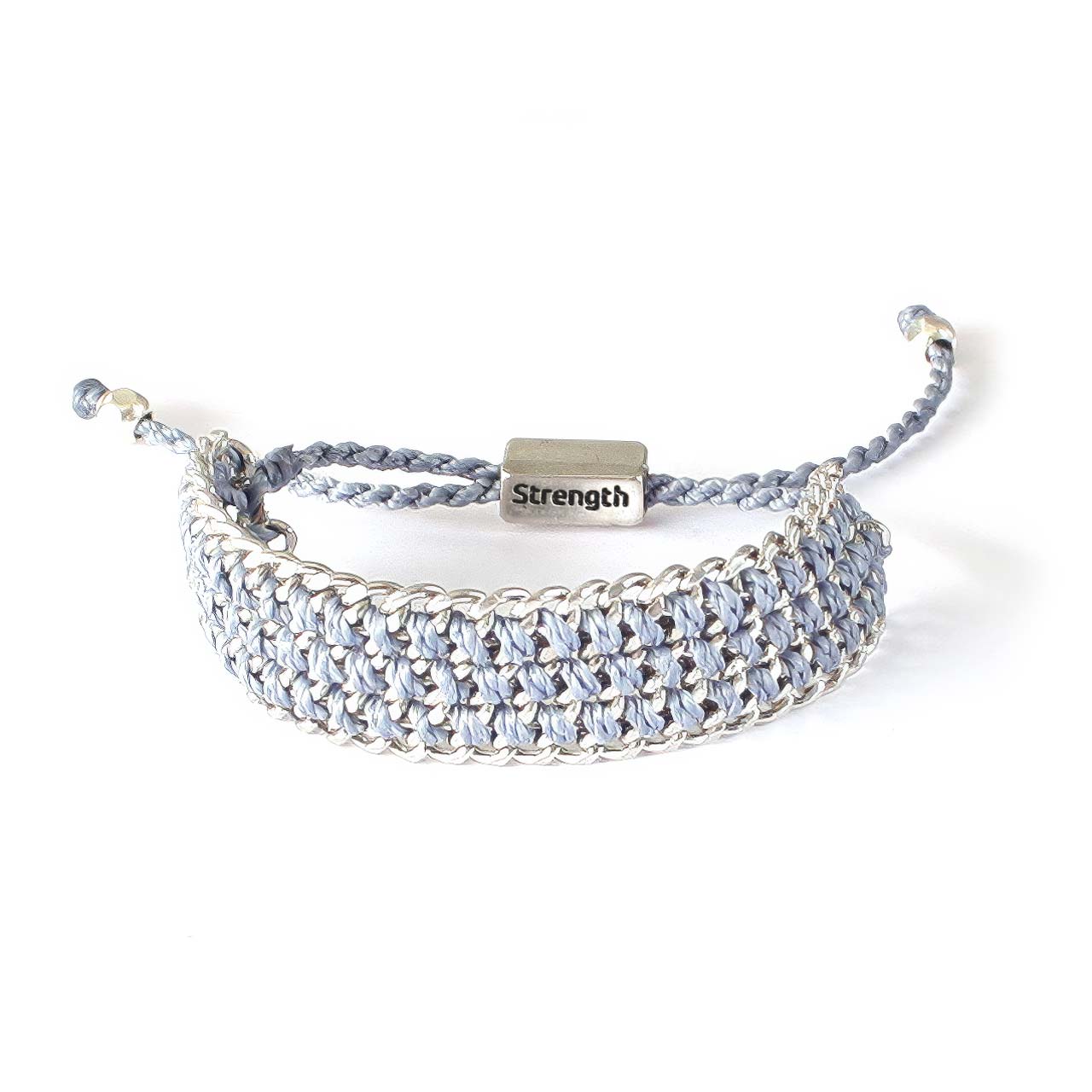 armband, blå, Fair Trade, P.S., silver, smycke, Wakami