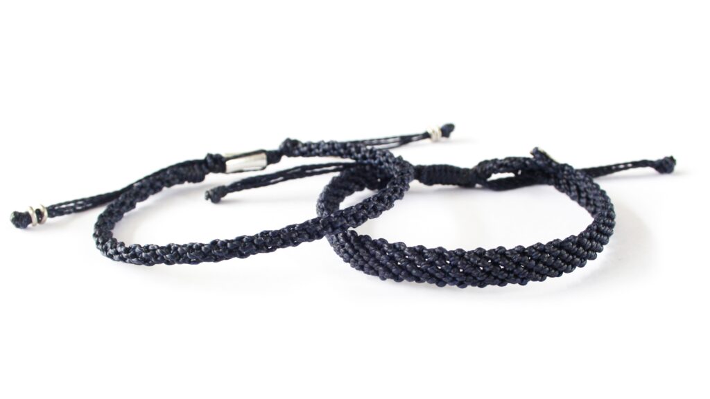 armband, blå, Fair Trade, handtillverkat, mörkblå, paket, Street, unisex, Wakami