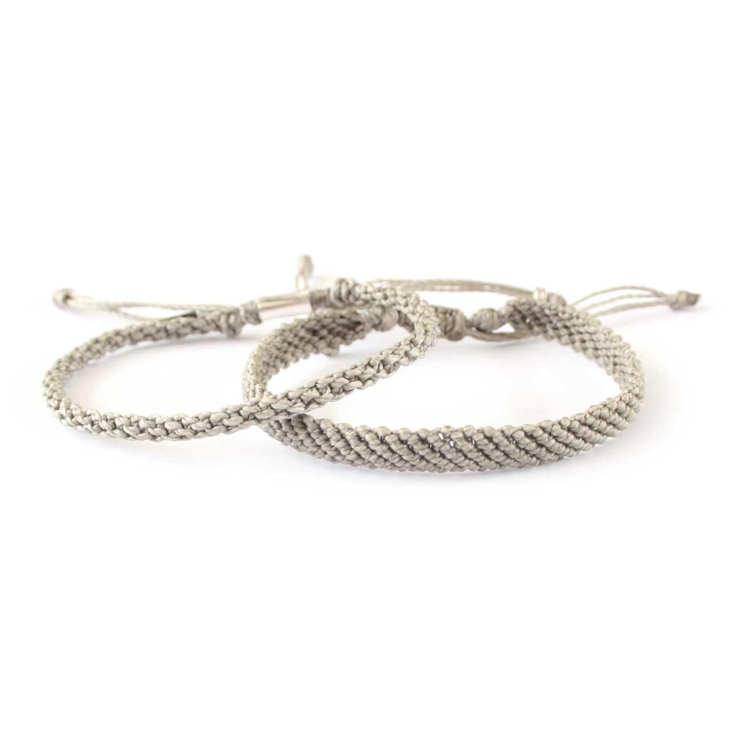 armband, Fair Trade, grått, handtillverkat, paket, Street, unisex, Wakami