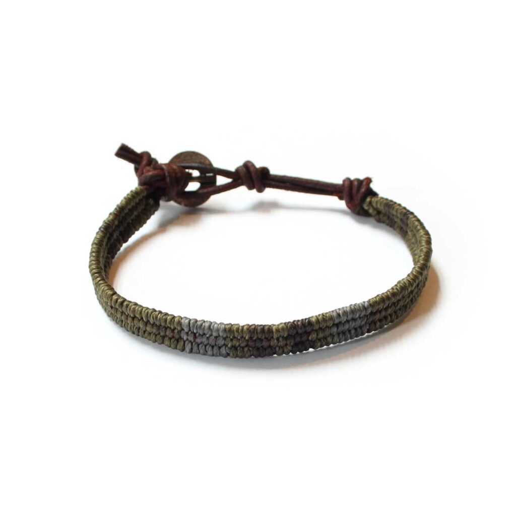 The 4 Elements Calm Earth Bracelet Wakami WA0596-02 armband för män