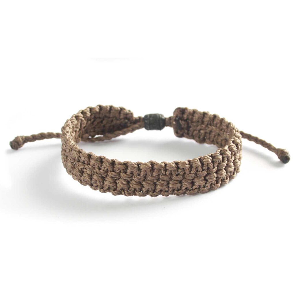 Wakami WA0550-01 brunt armband för män