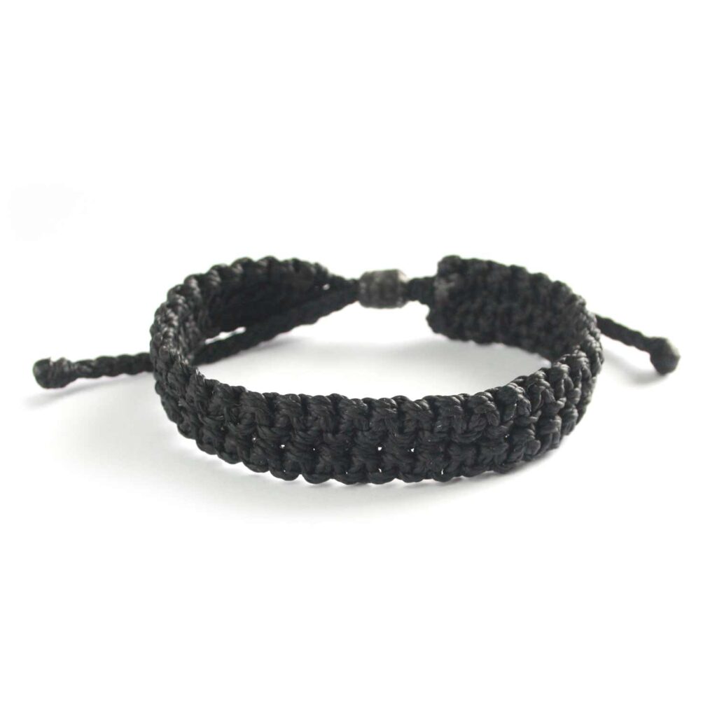 Wakami WA0550-02 svart unisex-armband