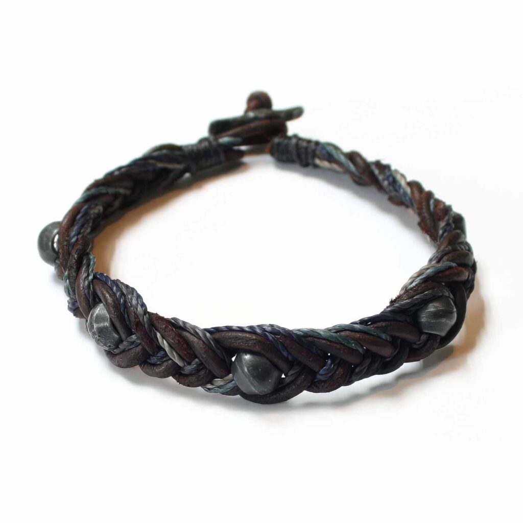The 4 Elements Solid Water Bracelet Wakami WA0593-01 armband för män