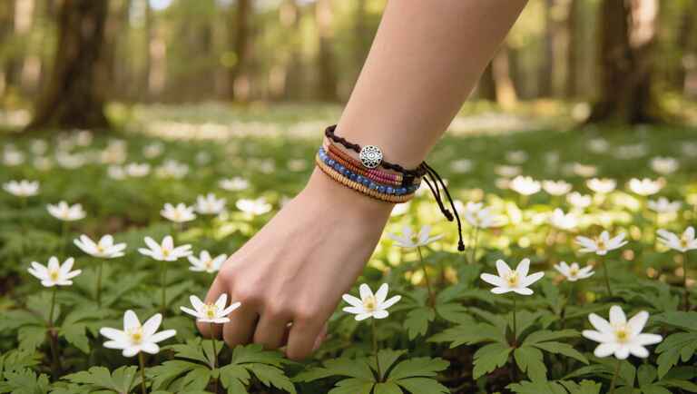 plocka vitsippor med earth bracelet citizens of the world wa0874a